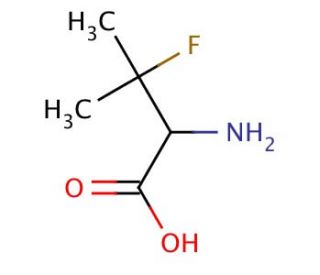3-Fluoro-DL-valine (CAS 43163-94-6) - chemical structure image