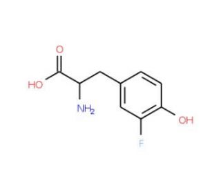 3-Fluoro-L-tyrosine (CAS 7423-96-3) - chemical structure image