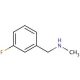 3-Fluoro-N-methylbenzylamine (CAS 90389-84-7) - chemical structure image