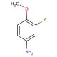 3-Fluoro-p-anisidine (CAS 366-99-4) - chemical structure image