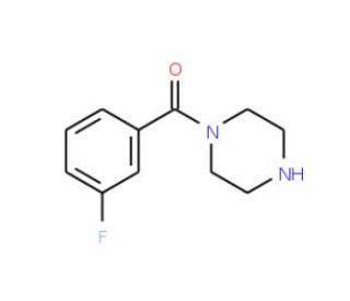 (3-Fluoro-phenyl)-piperazin-1-yl-methanone (CAS 179334-10-2) - chemical structure image