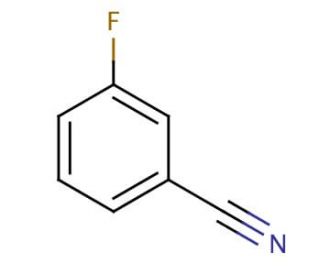 3-Fluorobenzonitrile (CAS 403-54-3) - chemical structure image