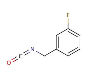 3-Fluorobenzyl isocyanate (CAS 102422-56-0) - chemical structure image