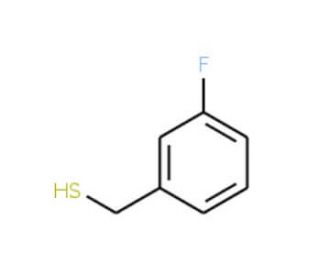3-Fluorobenzyl mercaptan (CAS 40096-23-9) - chemical structure image