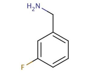 3-Fluorobenzylamine (CAS 100-82-3) - chemical structure image