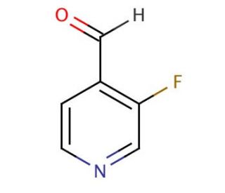 3-Fluoroisonicotinaldehyde (CAS 40273-47-0) - chemical structure image