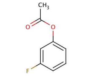 3-Fluorophenyl acetate (CAS 701-83-7) - chemical structure image