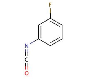 3-Fluorophenyl isocyanate (CAS 404-71-7) - chemical structure image