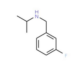 [(3-fluorophenyl)methyl](propan-2-yl)amine (CAS 90389-87-0) - chemical structure image