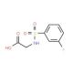 {[(3-fluorophenyl)sulfonyl]amino}acetic acid (CAS 731815-66-0) - chemical structure image