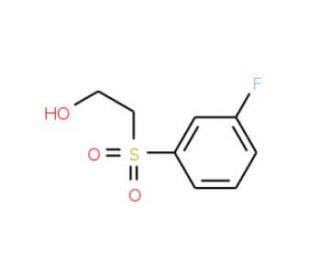 3-Fluorophenylsulfonylethanol - chemical structure image