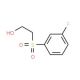 3-Fluorophenylsulfonylethanol - chemical structure image