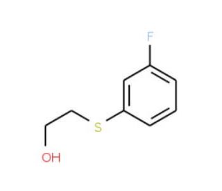3-Fluorophenylthioethanol - chemical structure image