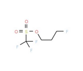 3-Fluoropropyl trifluoromethanesulphonate (CAS 180597-96-0) - chemical structure image