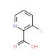 3-Fluoropyridine-2-carboxylic acid (CAS 152126-31-3) - chemical structure image