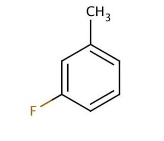 3-Fluorotoluene (CAS 352-70-5) - chemical structure image