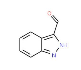 3-Formyl-1H-indazole (CAS 5235-10-9) - chemical structure image