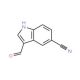 3-Formyl-1H-indole-5-carbonitrile (CAS 17380-18-6) - chemical structure image