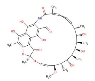 3-Formyl-25-desacetyl Rifamycin (CAS 16783-97-4) - chemical structure image