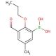 3-Formyl-5-methyl-2-propoxyphenylboronic acid (CAS 480424-53-1) - chemical structure image