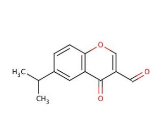 3-Formyl-6-isopropylchromone (CAS 49619-58-1) - chemical structure image