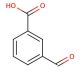 3-Formylbenzoic acid 的分子结构, CAS编号: 619-21-6 3-Formylbenzoic acid (CAS 619-21-6) - chemical structure image
