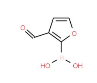 3-Formylfuran-2-boronic acid (CAS 27339-38-4) - chemical structure image