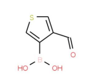 3-Formylthiophene-4-boronic acid (CAS 4347-32-4) - chemical structure image