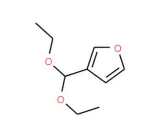 3-Furaldehyde diethyl acetal (CAS 216144-29-5) - chemical structure image
