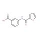 3-(furan-2-amido)benzoic acid - chemical structure image