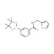 3-(Furfurylaminocarbonyl)benzeneboronic acid pinacol ester (CAS 1073353-63-5) - chemical structure image