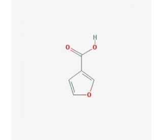 3-Furoic acid (CAS 488-93-7) - chemical structure image