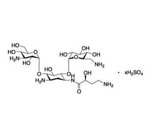 3-HABA Kanamycin A Sulfate - chemical structure image