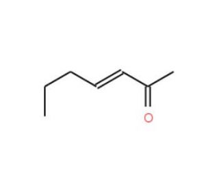 3-Hepten-2-one (CAS 1119-44-4) - chemical structure image