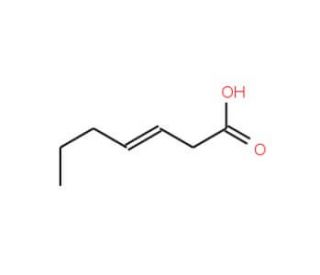 3-Heptenoic Acid (CAS 29901-85-7) - chemical structure image