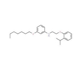 3-(Heptyloxy)-N-[2-(2-isopropylphenoxy)ethyl]-aniline - chemical structure image