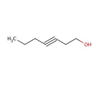3-Heptyn-1-ol (CAS 14916-79-1) - chemical structure image