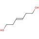 3-Hexene-1,6-diol (CAS 67077-43-4) - chemical structure image