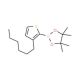 3-Hexylthiophene-2-boronic acid pinacol ester (CAS 850881-09-3) - chemical structure image