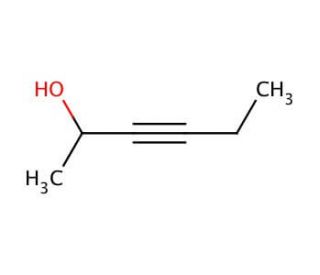 3-Hexyn-2-ol (CAS 109-50-2) - chemical structure image
