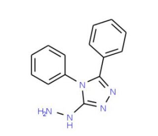 3-hydrazino-4,5-diphenyl-4H-1,2,4-triazole - chemical structure image