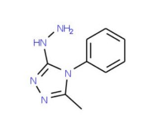 3-hydrazino-5-methyl-4-phenyl-4H-1,2,4-triazole - chemical structure image