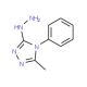 3-hydrazino-5-methyl-4-phenyl-4H-1,2,4-triazole - chemical structure image
