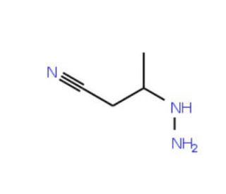 3-Hydrazinobutanenitrile (CAS 352-18-1) - chemical structure image
