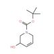 3-Hydroxy-1,2,3,6-tetrahydropyridine, N-BOC protected (CAS 224779-27-5) - chemical structure image