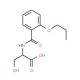 3-Hydroxy-2-(2-propoxy-benzoylamino)-propionic acid - chemical structure image