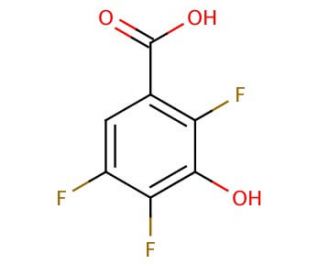 3-Hydroxy-2,4,5-trifluorobenzoic acid (CAS 116751-24-7) - chemical structure image