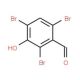 3-Hydroxy-2,4,6-tribromobenzaldehyde (CAS 2737-22-6) - chemical structure image