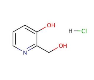 3-Hydroxy-2-(hydroxymethyl)pyridine hydrochloride (CAS 14173-30-9) - chemical structure image