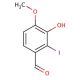 3-Hydroxy-2-iodo-4-methoxybenzaldehyde (CAS 138490-94-5) - chemical structure image